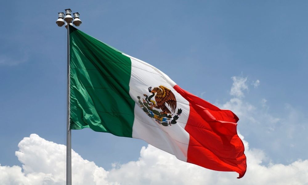 Bandera de Mexico actual Gustavo Diaz Ordaz